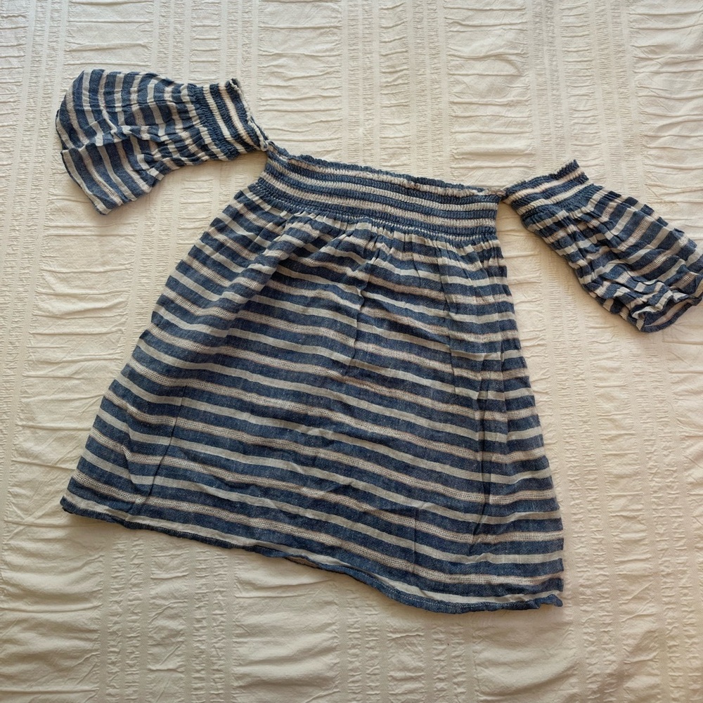 Rails Isabelle Off The Boulder Blue & White Strip… - image 1